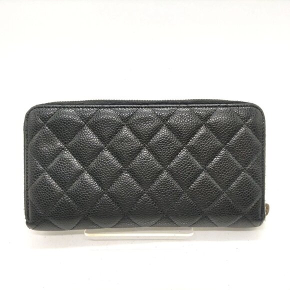 Chanel Long Wallet Black Caviar Skin 650-082425 - Picture 2 of 9